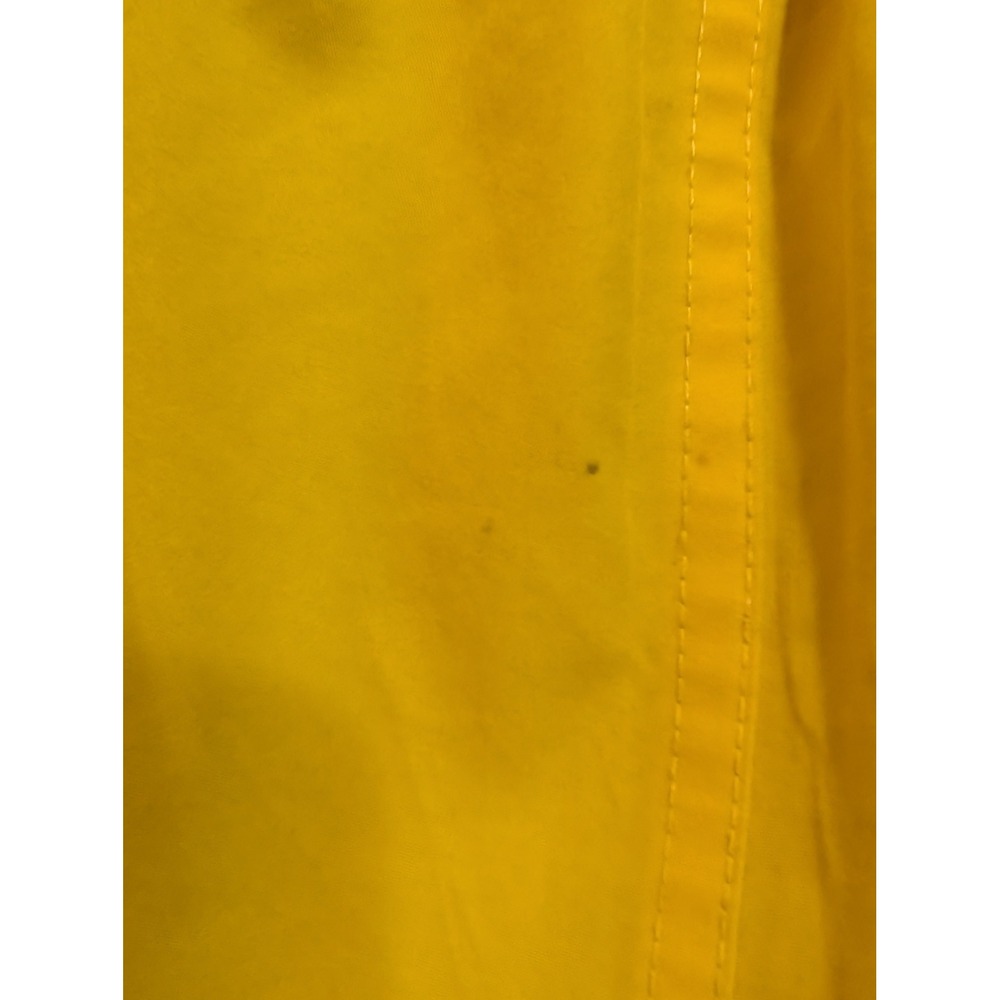 Vintage Y2K Yellow Convertible Parachute Cargo Pants Gorpcore Wide-Leg W/ Flaws - Picture 8 of 16